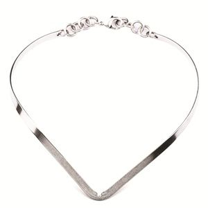 Silver choker
